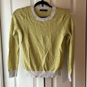 Banana Republic Lime Sweater with Scalloped Neck